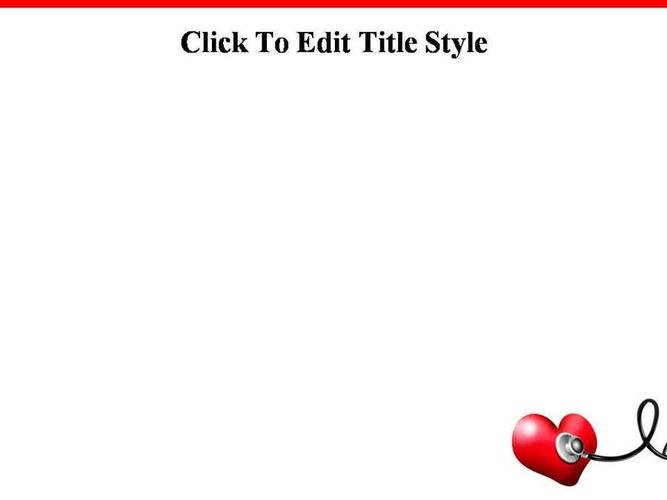 心脏听诊医学幻灯片模板下载 - 医药卫生ppt模板