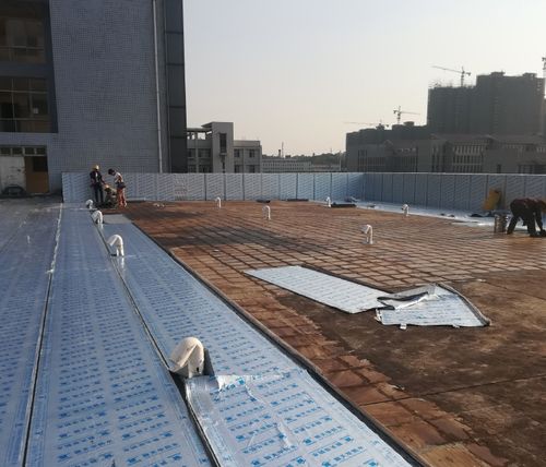 屋面卷材整体防水 二次排水排气工艺