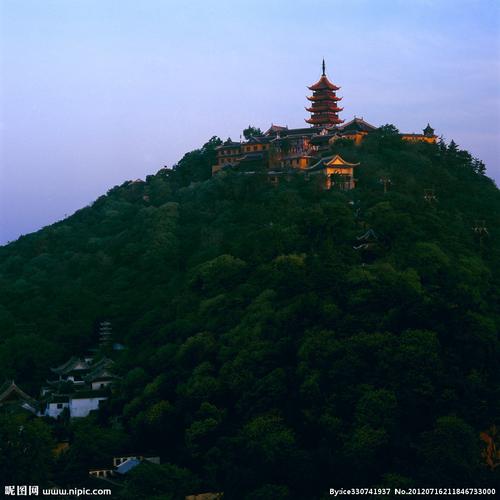 狼山风景图图片