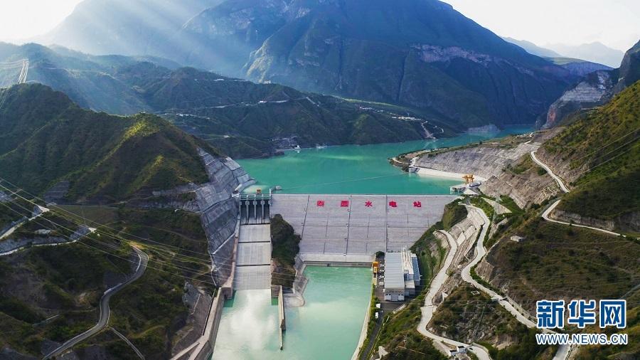 梨园水电站(资料图).新华网发(华电云南公司供图)