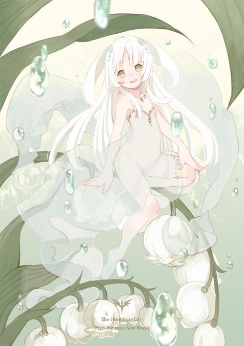 在水里时)动漫 插画 水里 少女 水波 封面 头像 人物 p站 二次元 壁纸