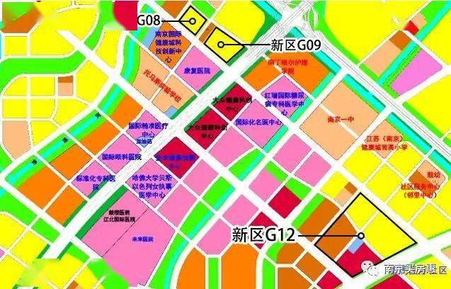【2021南京首场土拍⑦】科普国际健康城范围,3块低密宅地与核心区一街