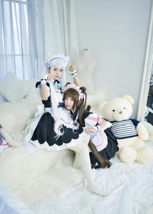 cosplay:我想金屋藏娇,把两只软萌可口的猫耳娘女仆偷偷藏起来