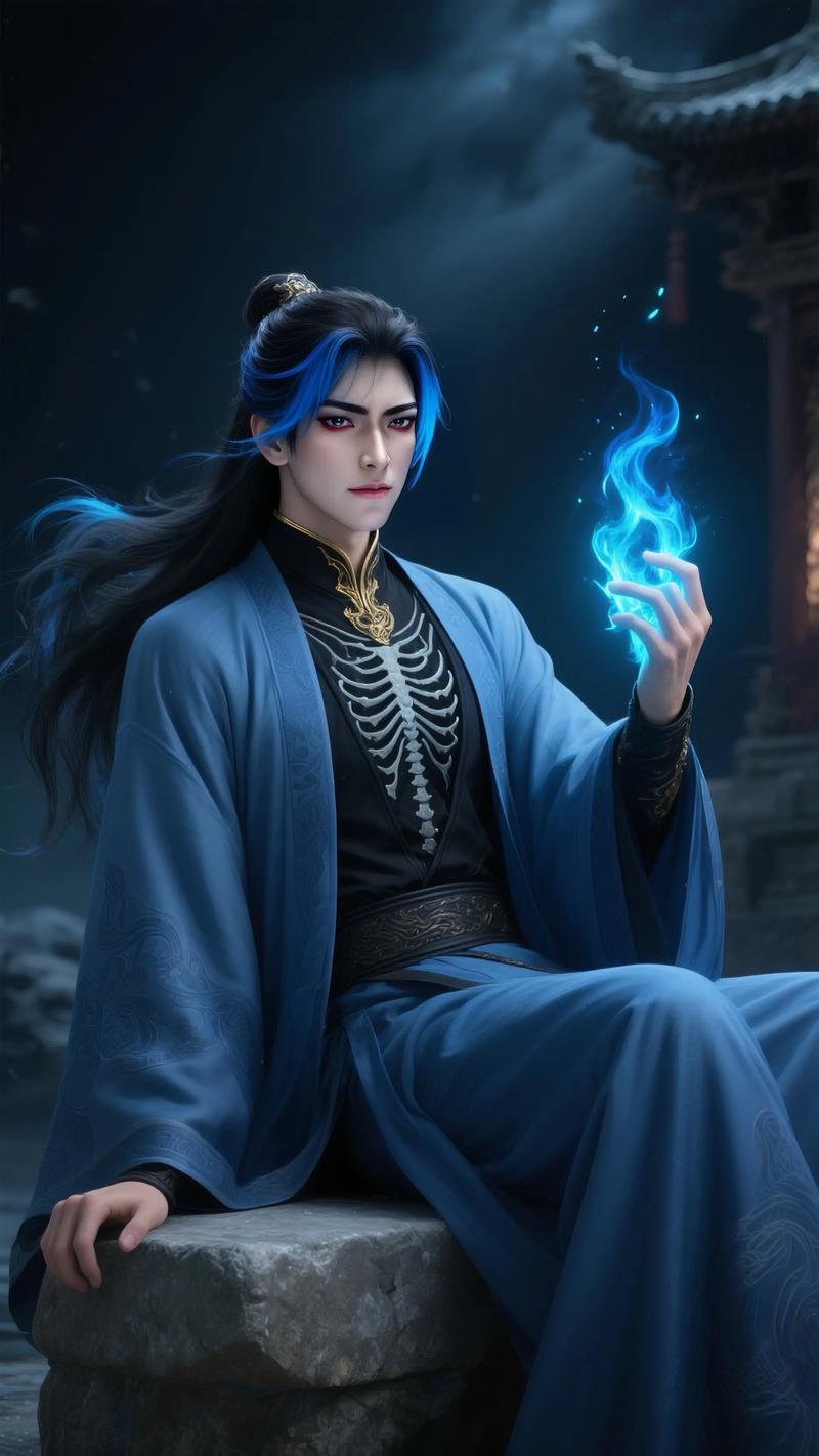 玄骨 aigc壁纸.应粉丝要求,制作了一