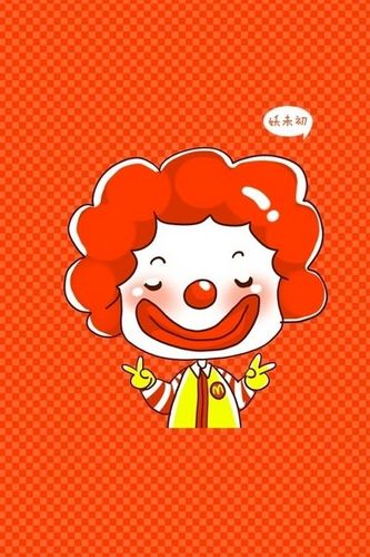 麦当劳魔力叔叔简笔画