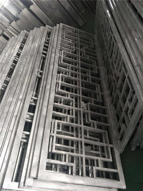 铝型材花格,铝合金格栅,中式铝窗花
