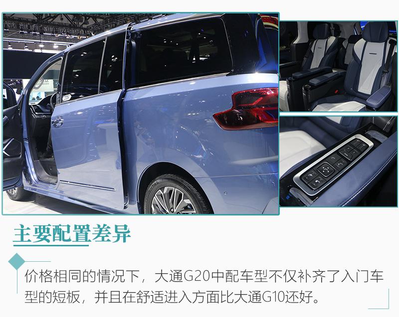 连名称一起换代升级 上汽大通g20对比g10