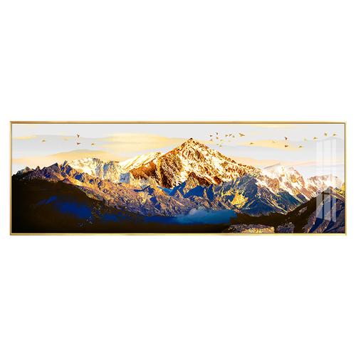 钻石现代简约客厅5d画满新款背靠金山绣横版风景十字绣套件