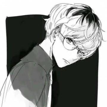 超酷戴眼镜的卡通头像男