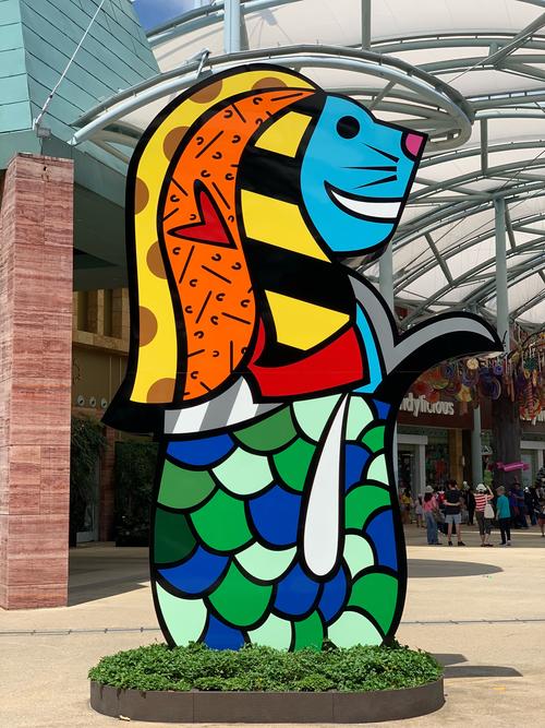 卡通鱼尾狮!好可爱!