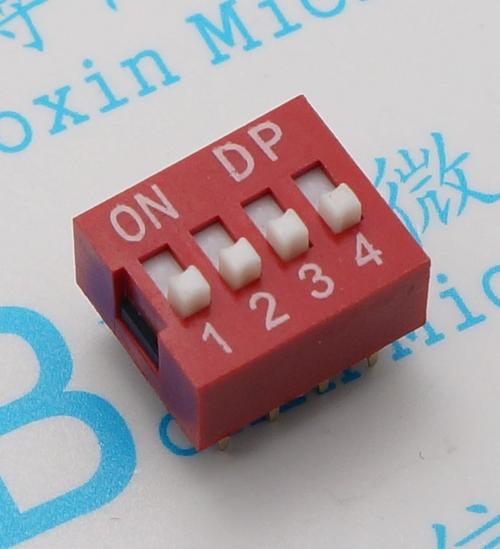 54 mm脚距 拨码开关 红色
