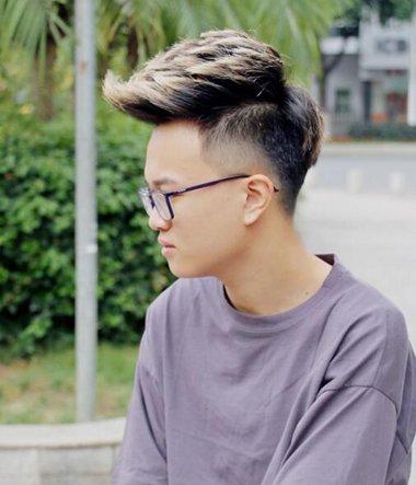 男飞机头短发发型 男学生飞机头发型图片