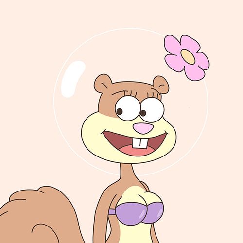 卡通可爱风海绵宝宝派大星蟹老板头像