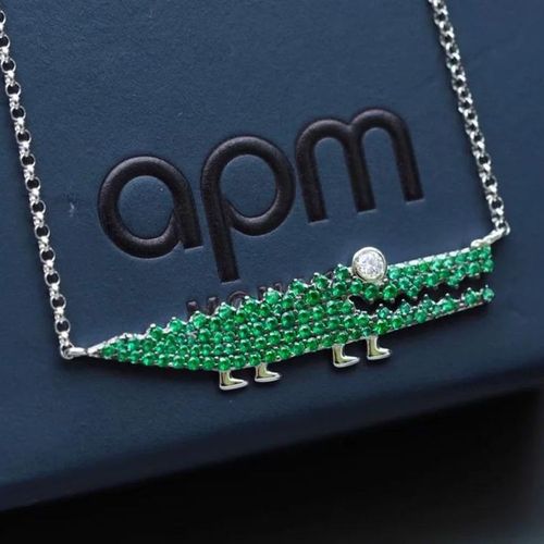 apm monaco鳄鱼项链轻奢项链
