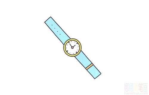 手表的简笔画画法