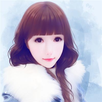 新款的手绘头像人物线稿填色真人照片转漫画卡通定制作情侣q版头