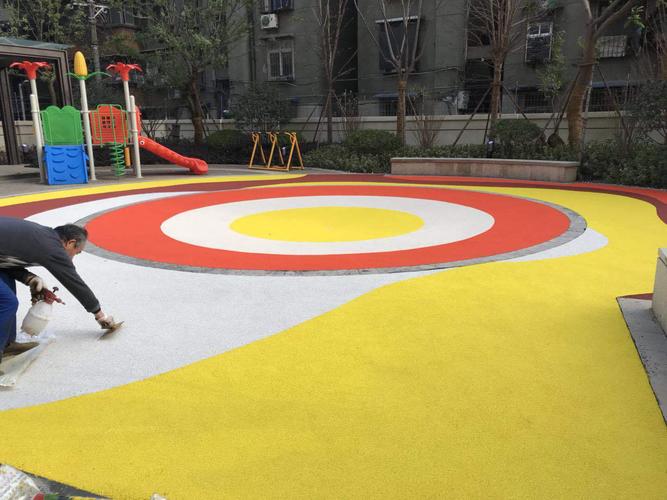 epdm彩色橡胶颗粒铺装-epdm地坪厚度
