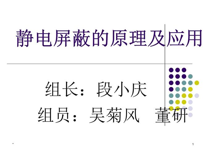 静电屏蔽的原理及应用.ppt 20页