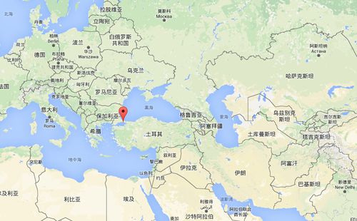 土耳其地理位置世界地图