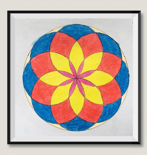 用圆形设计美丽的图案