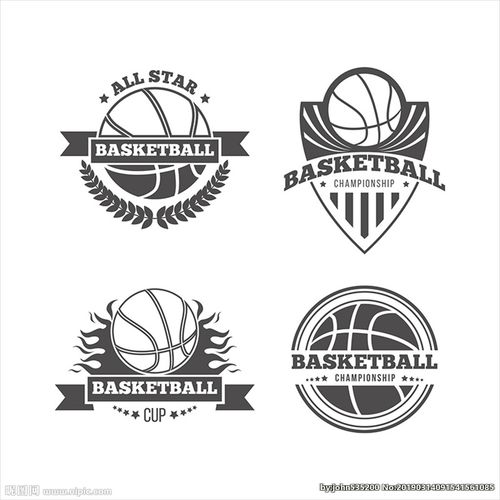 篮球队标设计图__logo设计_广告设计_设计图库_昵图网nipic.com