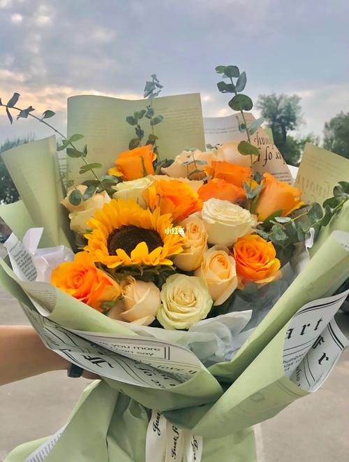 送给姐姐的夏日小清新鲜花搭配花束_鲜花_夏天去哪玩