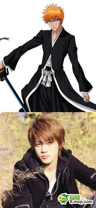 网友评选出死神真人版演员