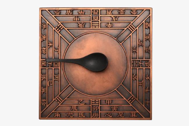 司南 古代发明 棕色 指南针