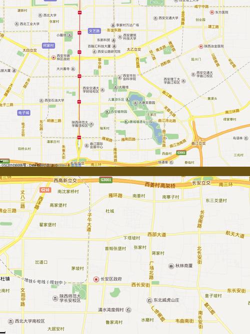西安市商住综合体数据分布图