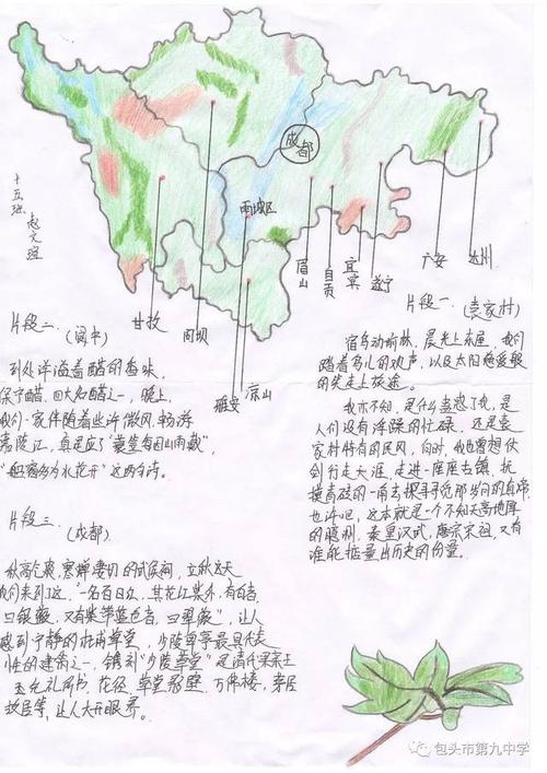 高一地理·手绘旅行地图作品展