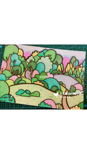 森林┃儿童画_简笔画_简笔画教程_母婴_早教