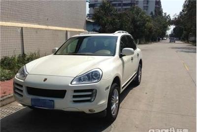 09款保时捷卡宴3.6 白色高配 可大dao