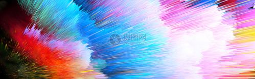 炫酷彩色喷溅背景