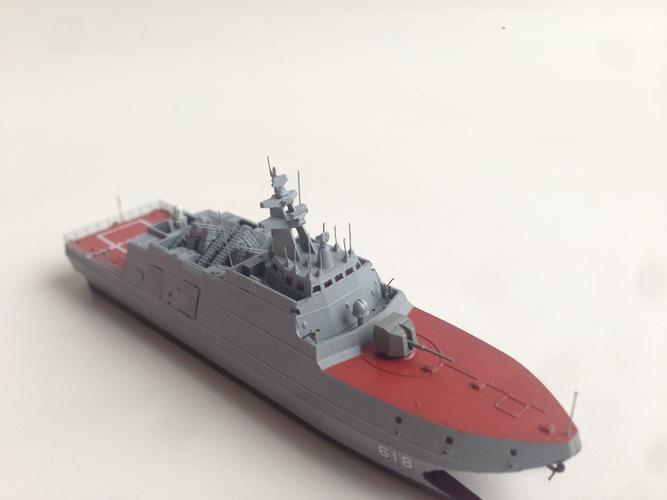 1/700中国台湾沱江级护卫艇 巡逻艇模型 代工定做 成品模型