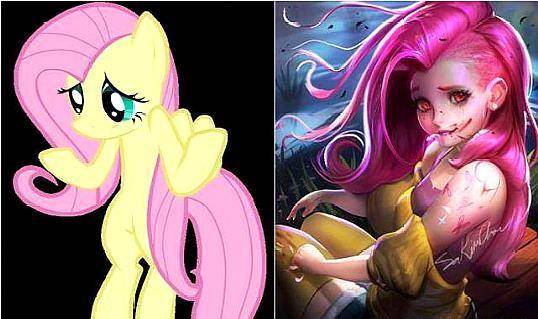 小马宝莉:变暗黑女王,碧琪眼神凶狠,月亮公主秒变"黑暗天使"