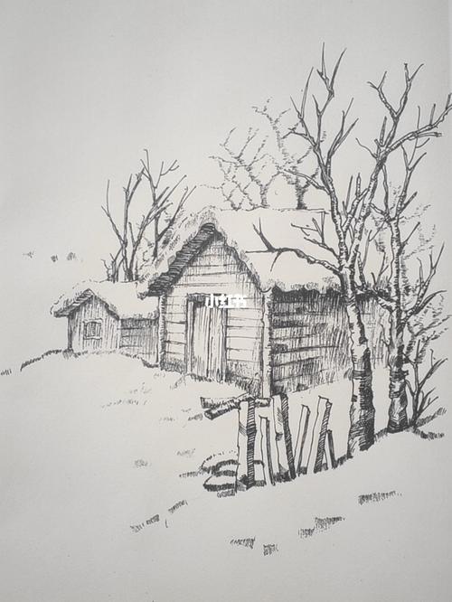 风景速写作品_速写_风景_网课_风景速写_兴趣爱好_绘画