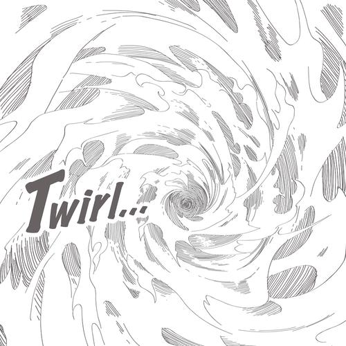 矢量手绘滑稽的背景-旋风(eps,矢量图)