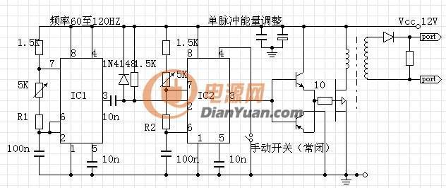 混频电子白金机电路图