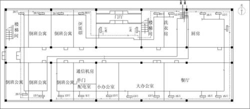 大楼采暖平面图