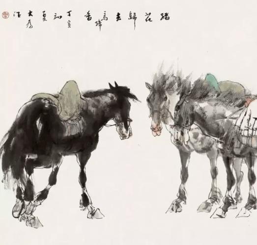 《踏花归去马蹄香》局部