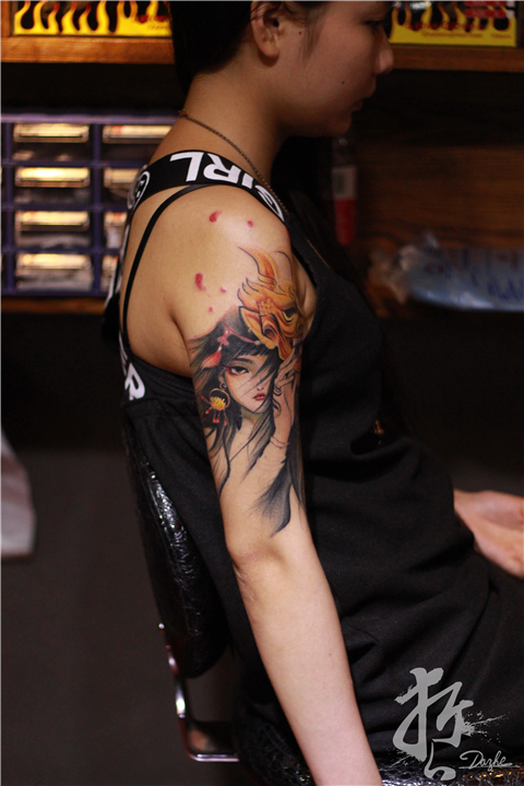 龙女3_福州哲刺青纹身7815998809907_金泉网