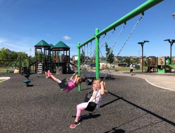 swings, spinners,   surfboard and more! photo by jill footz