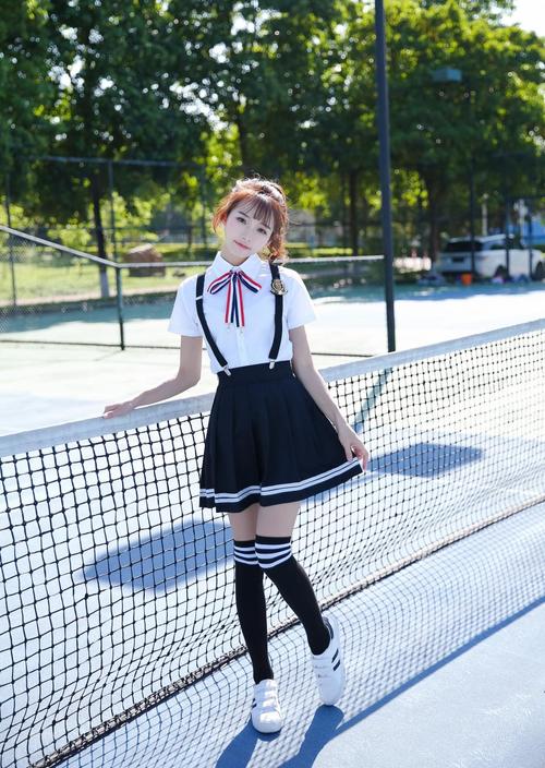 英伦学院风初中高中学生校服套装校园服装女生毕业照班服 女短袖衬衫