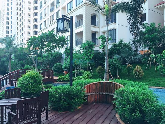 衍宏海港小镇小区园林绿化实景