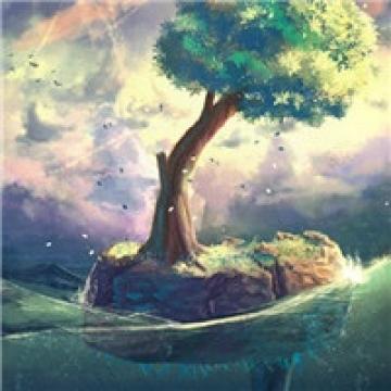 唯美意境插画,卡通头像图片-回车桌面