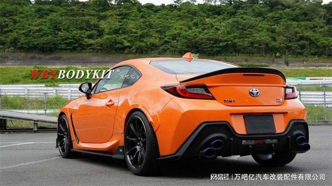 21款丰田86改装toms宽体小包围前唇前杠扩展