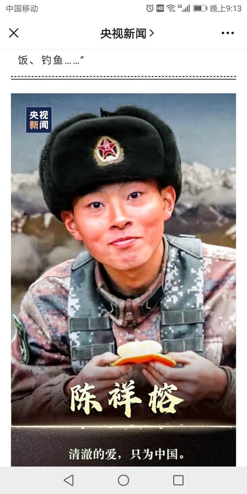 《致卫国戍边英雄》观后感 王佳会 九六班(180628)