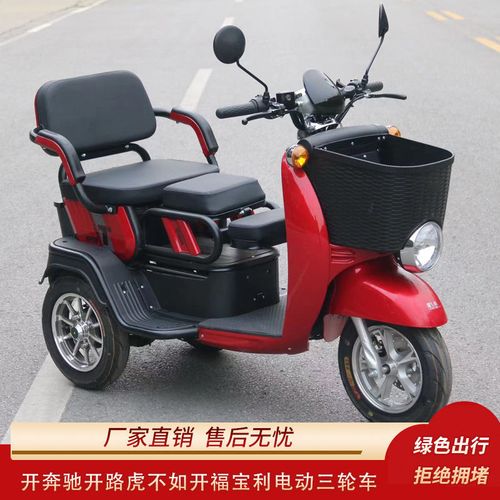 新小龟王电动车三轮车成人家用折叠代步接送孩子老年