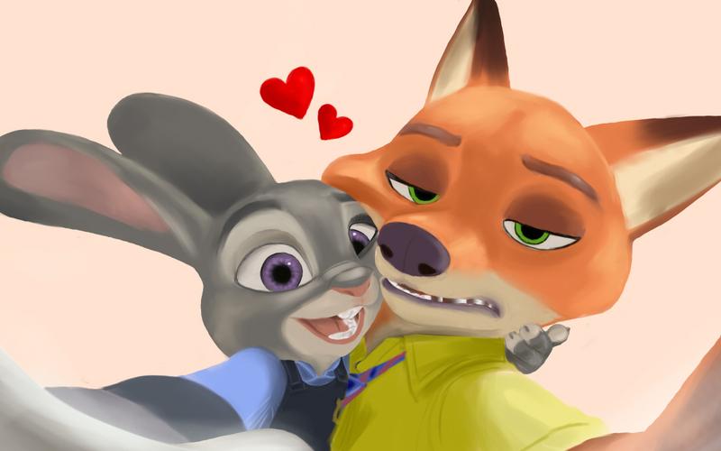 疯狂动物城nick&judy