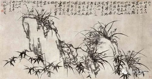 清 郑板桥的兰竹图(大图)